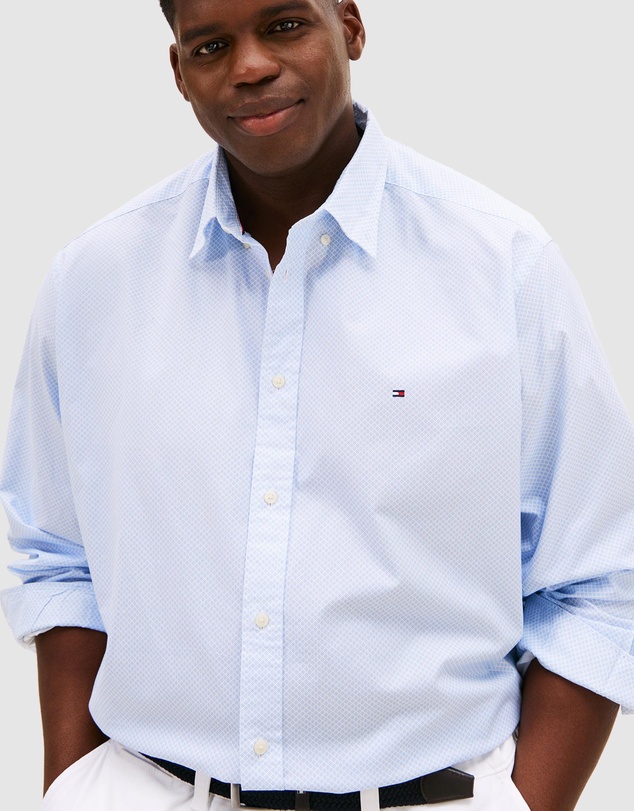 Tommy Hilfiger - Poplin Micro Print Shirt