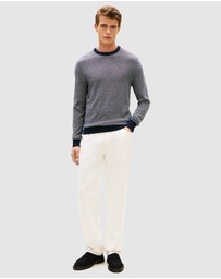 Tommy Hilfiger - Herringbone Knit Jumper With Cashmere