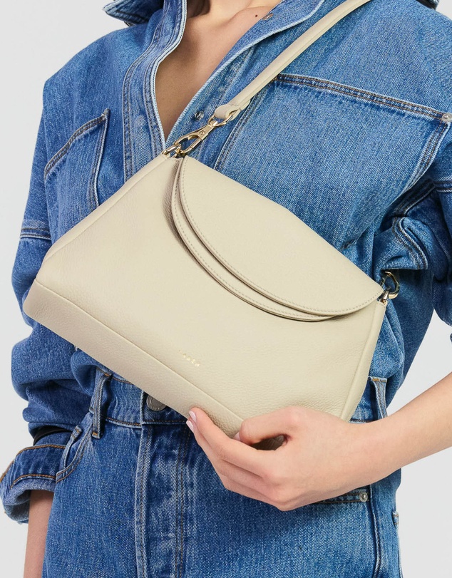 SABEN - Beckett Shoulder Bag Oyster Luxe