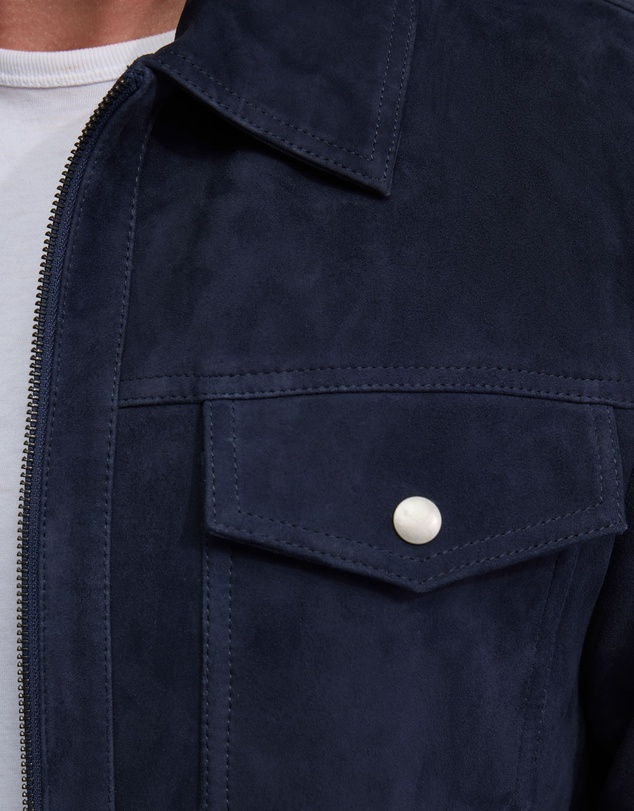 Oxford - Suede Trucker Jacket