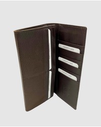 Jacaru - Jacaru 5790 Kangaroo Leather Slim Purse