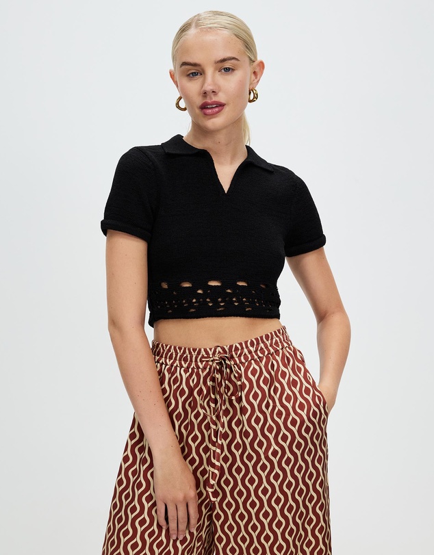 Third Form - Break Away Knit Polo Top