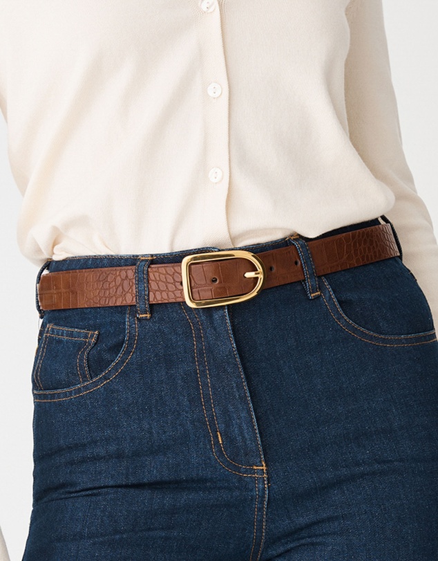 Forcast - Geneva Croc Belt