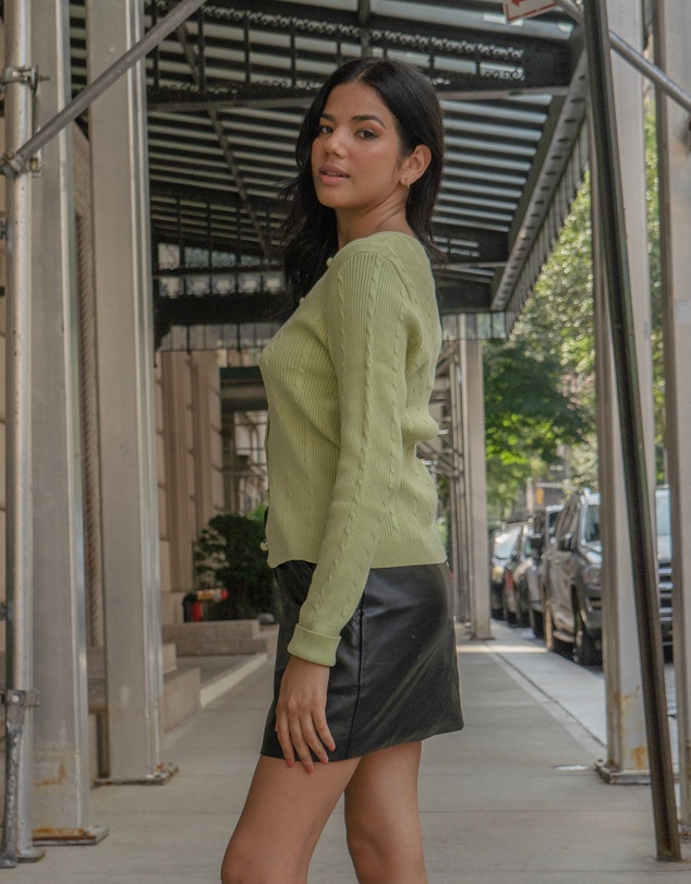 Lydan The Label - Cable Knit Cardigan