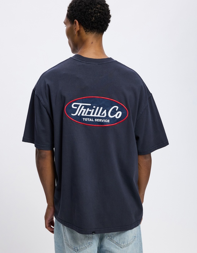 Thrills - Total Service Stacked Box Fit Oversize Tee