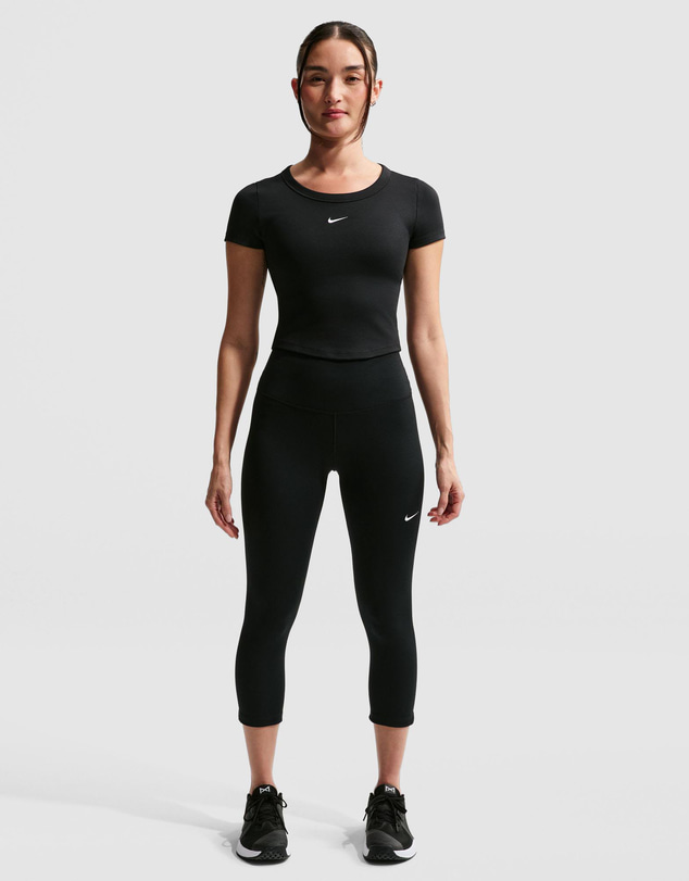 Nike - One Fitted Dri-FIT SS Cropped Top