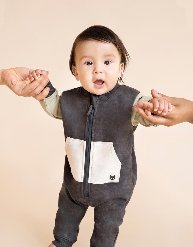 Fox & Finch - Outback Adventure Zip Romper - Babies