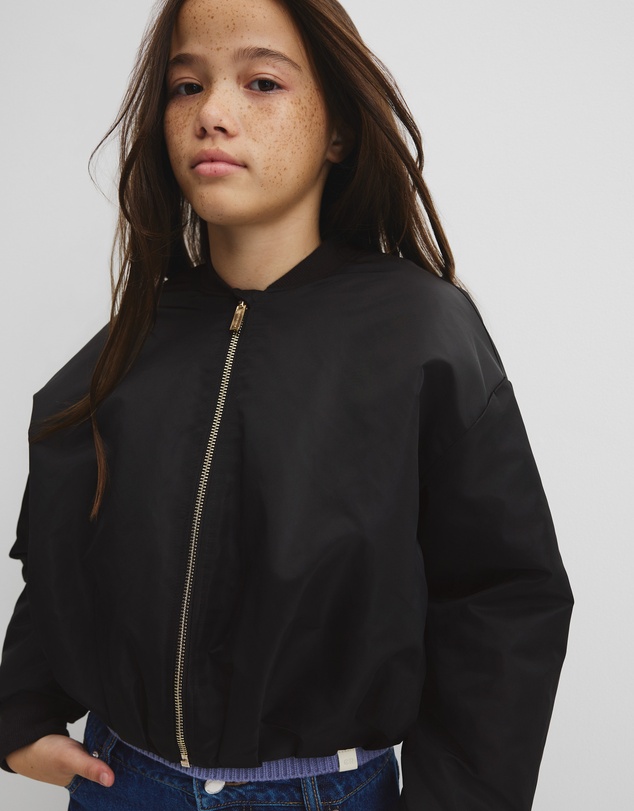 Country Road - Teen Gathered Bomber Jacket