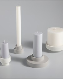 porter green - escc small pillar candle soy-blend unscented candles