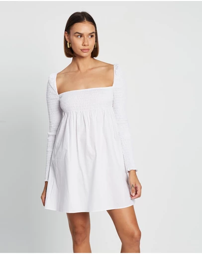 Third Form - Full Form Shirred Babydoll Dress