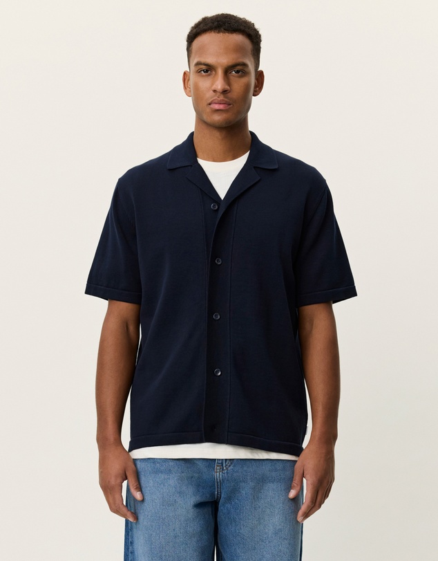 Les Deux - Emmett Arabesque Knitted SS Shirt