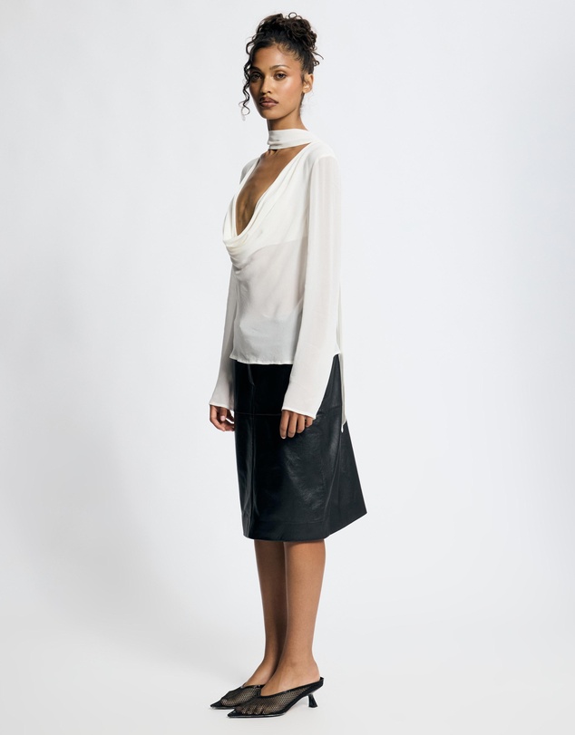 Lover - Morgana Cowl Scarf Neck Top