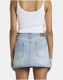 RVCA - Womens Denim Mini Skirt