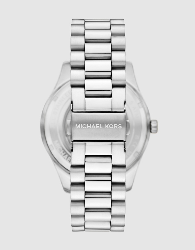Michael Kors - Lexington Silver Tone Chronograph Watch