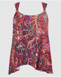 Miraclesuit Swimwear  - Dynasty Dazzle Underwired Draped Tankini Top