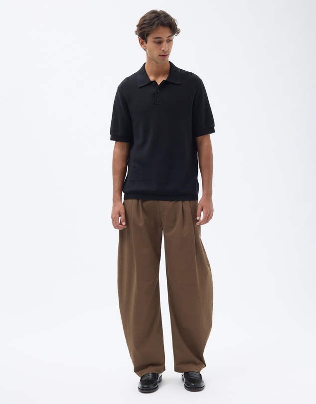 AERE - Organic Cotton Short Sleeve Polo