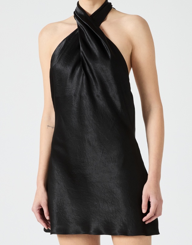 Third Form - Crush Wrap Neck Mini