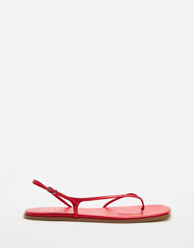 AERE - Clover Leather Thong Sandals - Women's