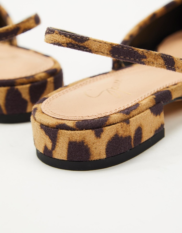 SPURR - Nicola Leopard Print Flats - ONLINE EXCLUSIVE