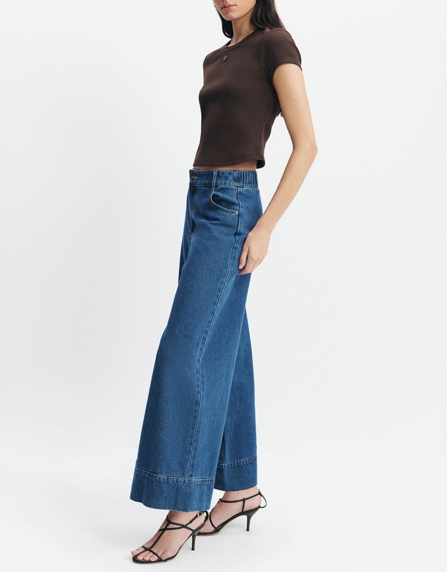 Aje Studio - Kendall Denim Wide Leg Jeans
