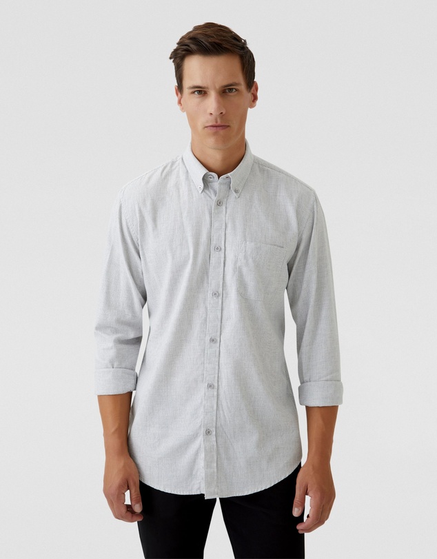 Oxford - Uxbridge Micro Houndtooth Shirt