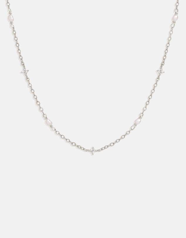 SAINT VALENTINE - Stars & Moons Necklace - Silver