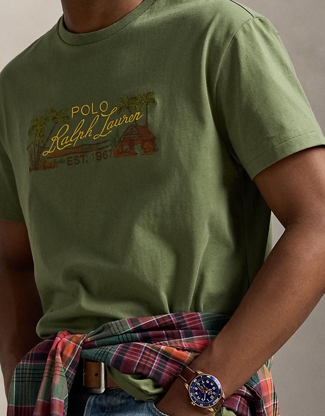 Polo Ralph Lauren - Classic Fit Embroidered Jersey T-Shirt
