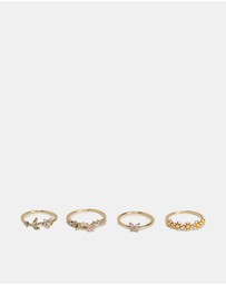 ALDO - Girlies Multipack Rings Set