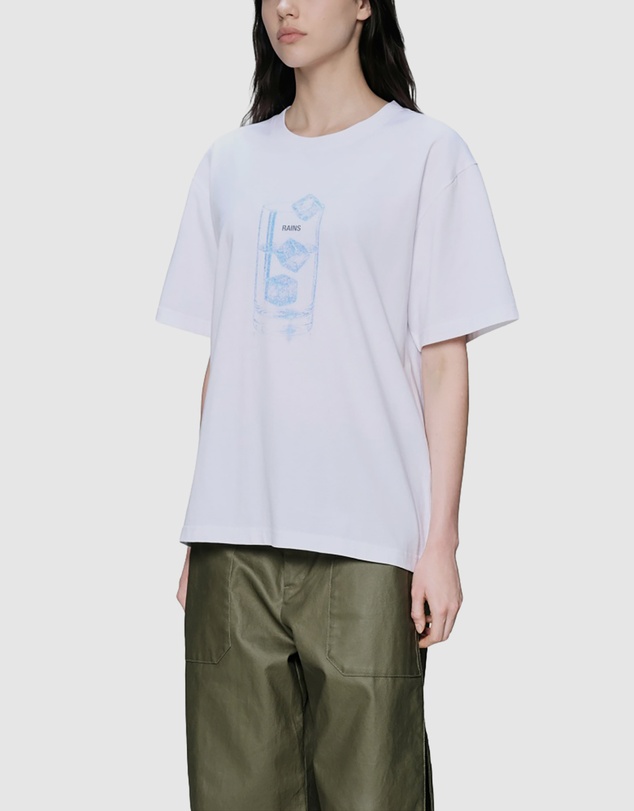 RAINS - Women's Classic T-Shirt Cubes White