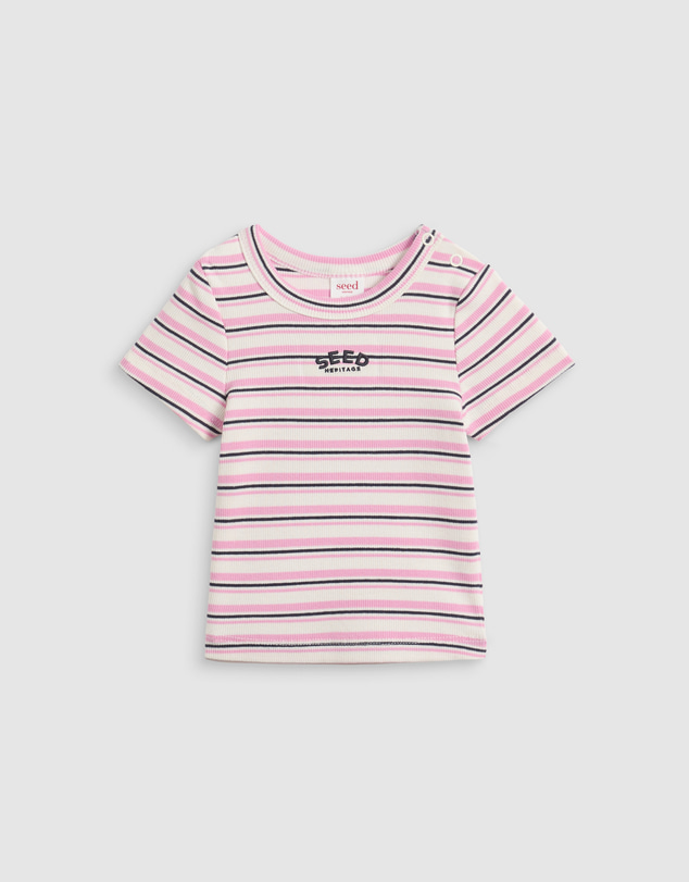 Seed Heritage - Core Stripe Rib Tee