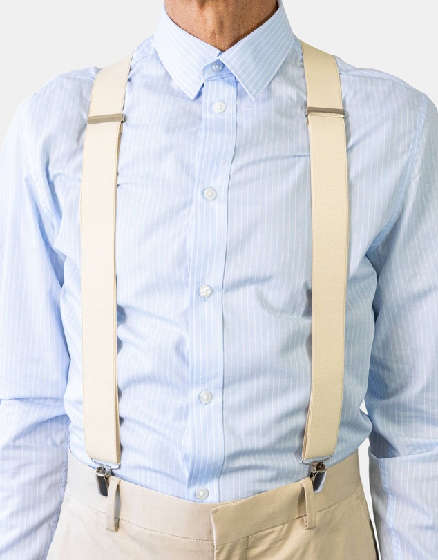 Buckle - Australian Made Plain Y Back Braces. 35mm width.