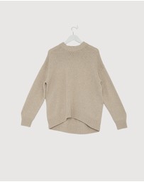 Revibe - Repaired AERE Firi Chunky Merino Wool Jumper - AU 8