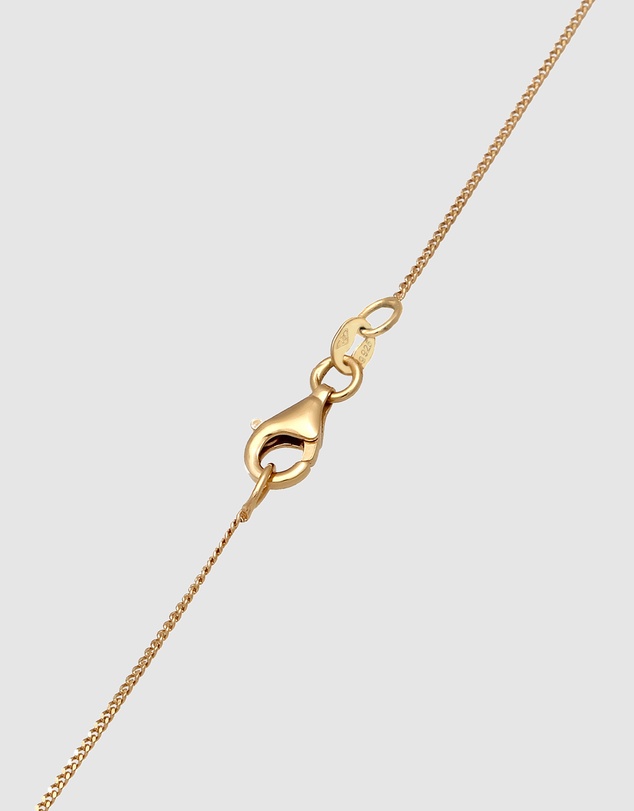Elli Jewelry - Crystal Necklace in Gold-Plated 925 Silver