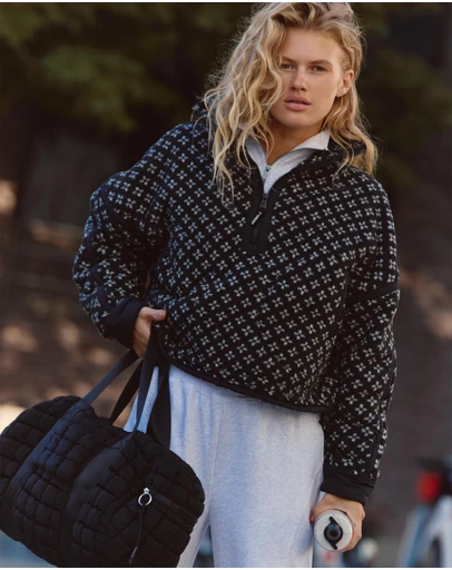 FP Movement by Free People - Printed Mountain High Fleece 1/2 Zip