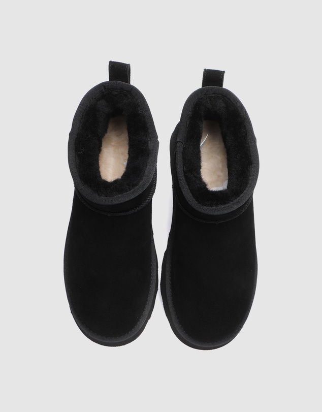 EVERAU - Australian Shepherd Ugg Thick Bottom Ronnie Cow Suede Upper UGG Boots