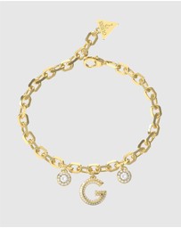 GUESS - Gold-Tone G Crystal Bracelet