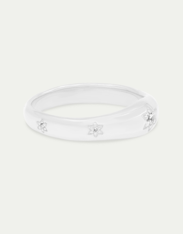 By Charlotte - Silver Align Your Soul Ring