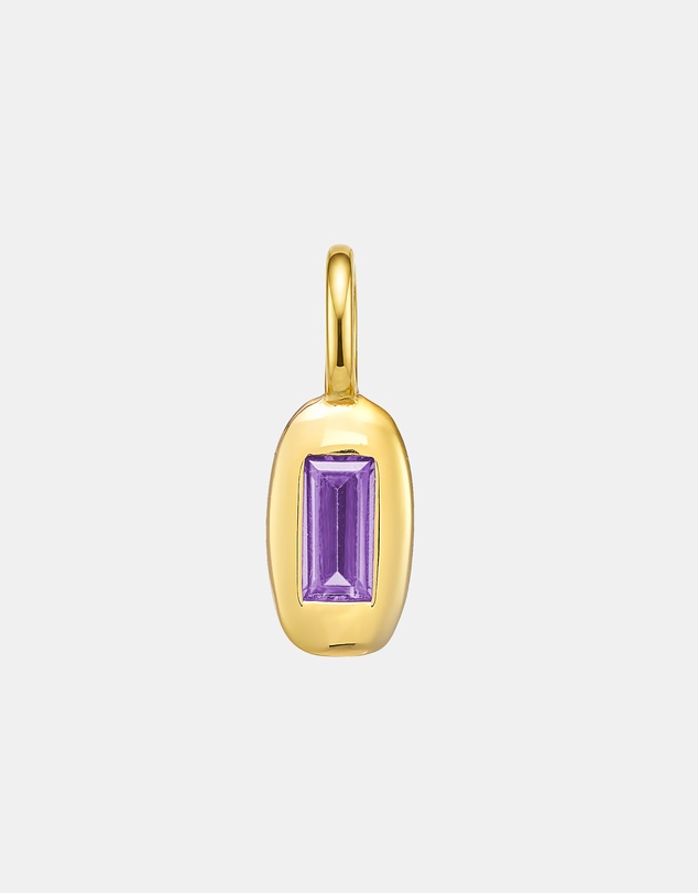 Zoe Olivia - 14K Gold Vermeil February Birthstone Charm
