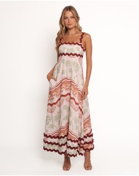 Petal & Pup - Briella Maxi Dress - Palm Tree Print