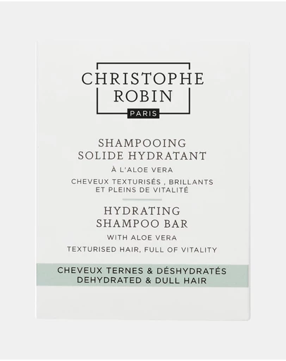 Christophe Robin - Hydrating Shampoo Bar With Aloe Vera 100g