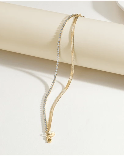 Mestige - Twilight Duo Bracelet - 18K Gold Plated