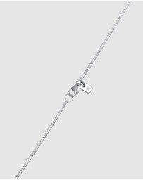 Kuzzoi - ICONIC EXCLUSIVE - Necklace Male Armoured Chain with Pave-Set Zirconia 925 Sterling Silver