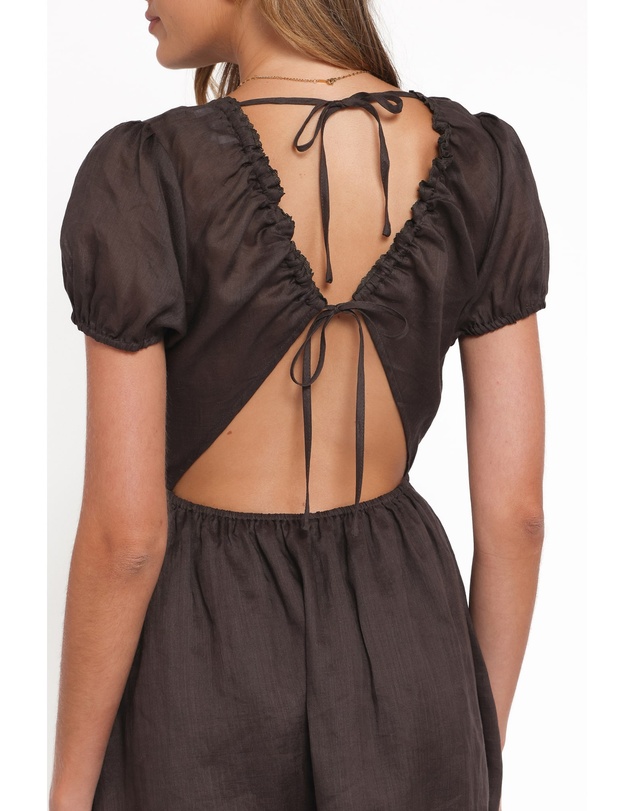 Petal & Pup - Arista Mini Dress - Espresso