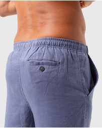 Coast Clothing - Coast Linen Pant - Denim Blue