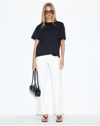 Dazie - London High Waisted Wide Leg Jeans