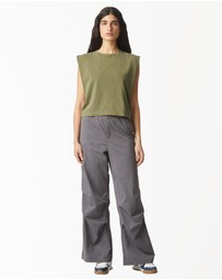 American Apparel - Heavyweight Garment Dyed Women's Muscle T-Shirt