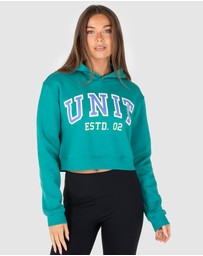 UNIT - UNIT Championship Ladies Cropped Pullover Hoodie