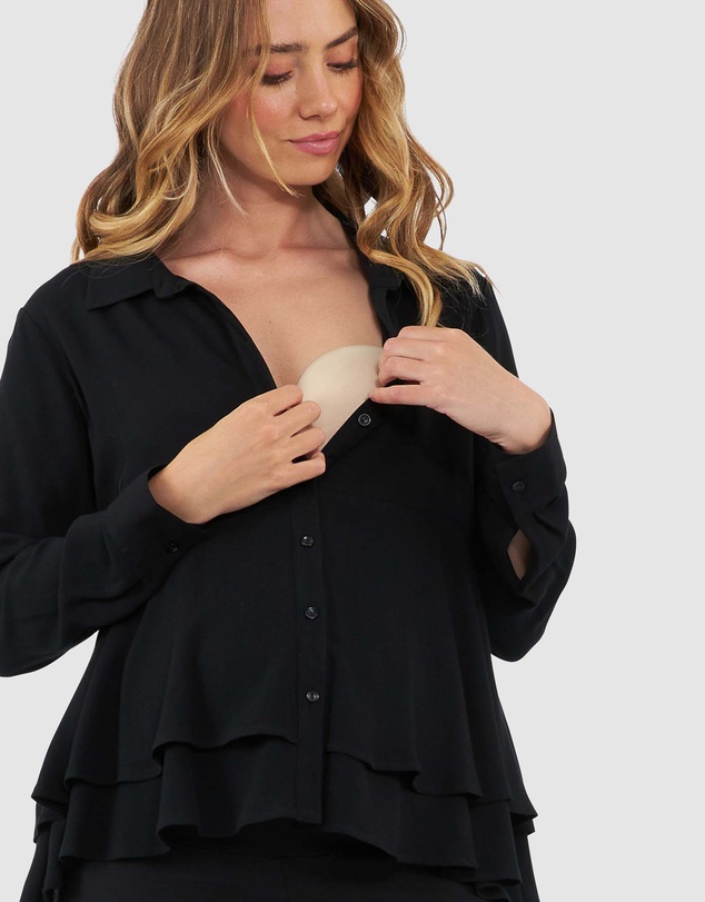 Ripe Maternity - Evelyn Peplum Shirt