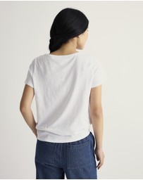 Seasalt - Seasalt Cornwall White Appletree T-Shirt