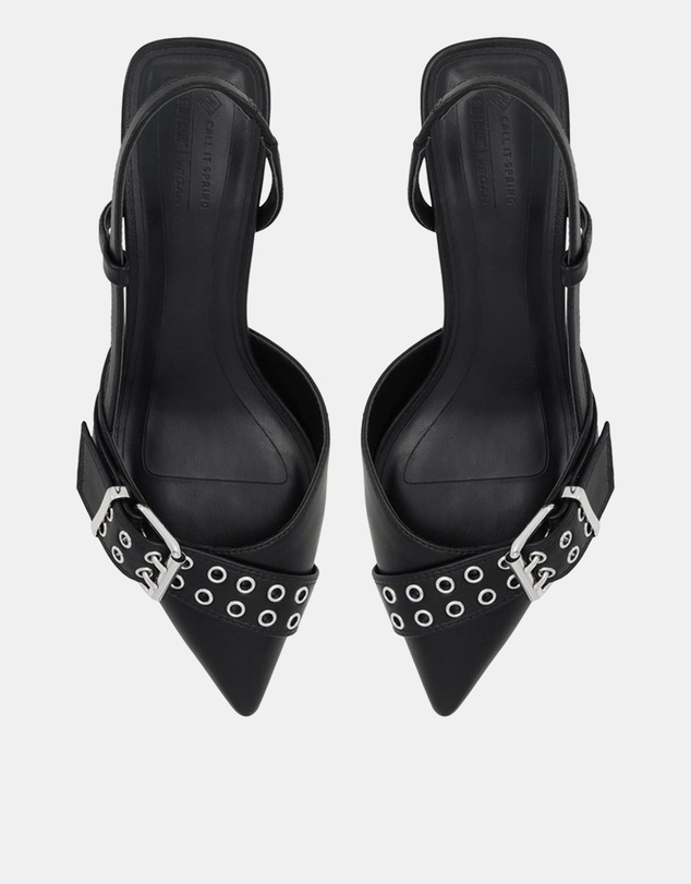 Call It Spring - Rumour Slingback Buckle Block Heels